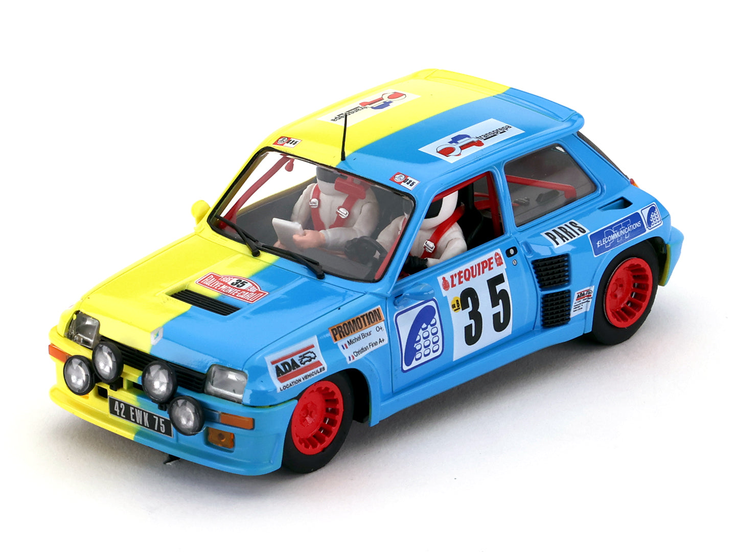 FLY Renault 5 Turbo 1986 Rally Monte Carlo 1/32 Slot Car E2098 Flyslot