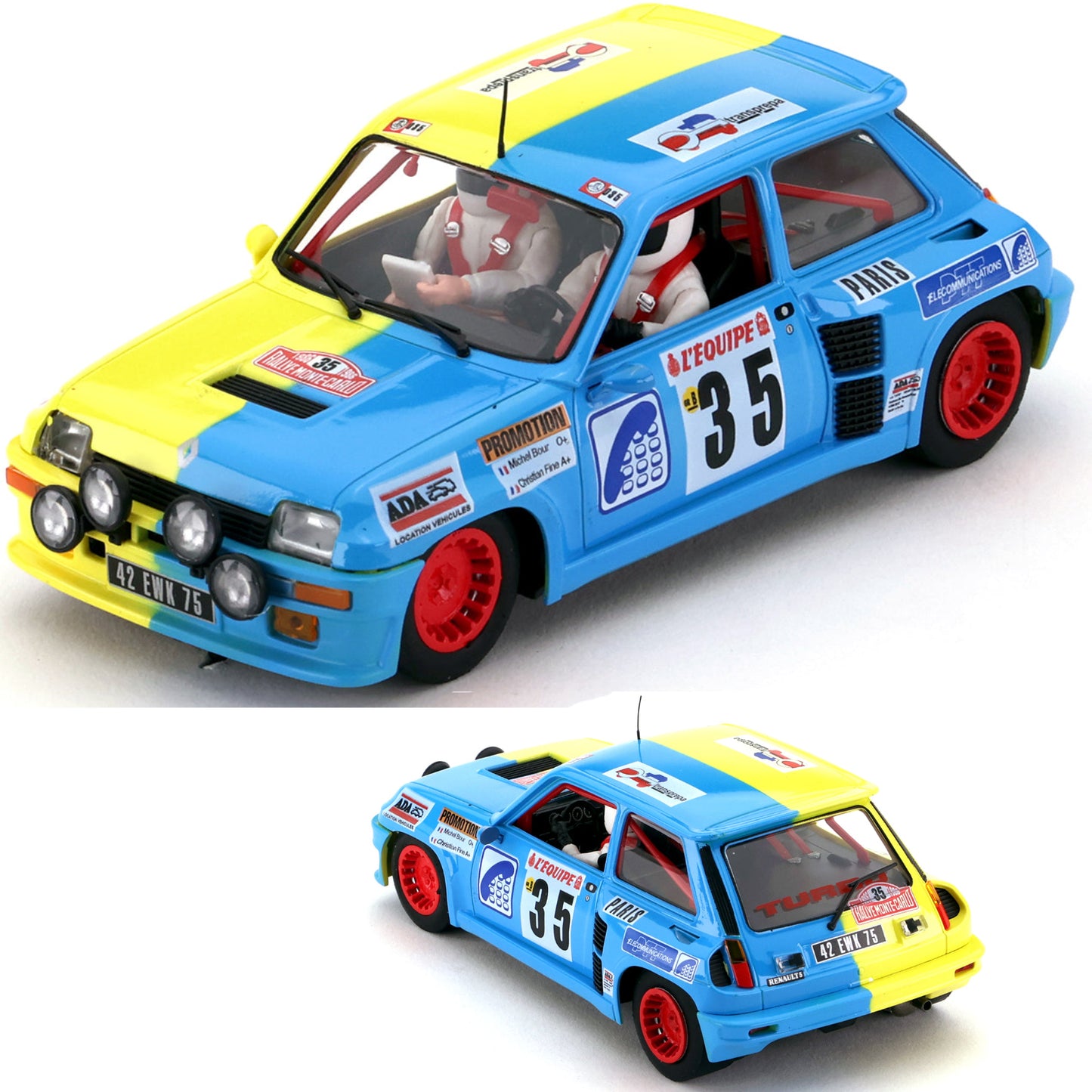 FLY Renault 5 Turbo 1986 Rally Monte Carlo 1/32 Slot Car E2098 Flyslot