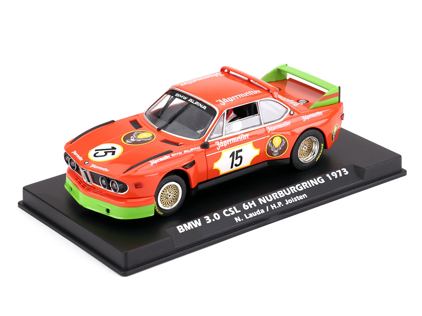 Fly BMW 3.0 CSL 6h Nurburgring 1973 Jagermeister 1/32 Slot Car V2001