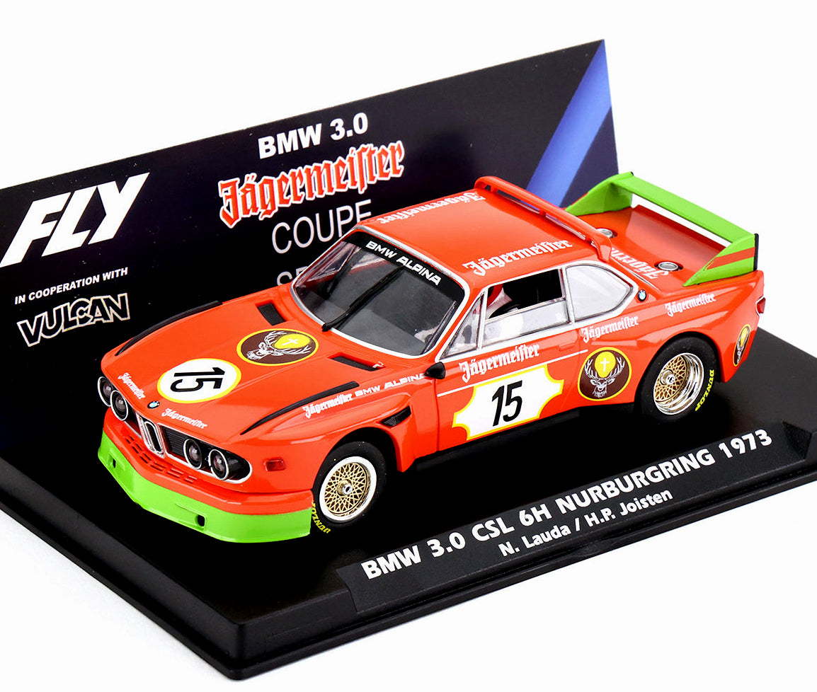 Fly BMW 3.0 CSL 6h Nurburgring 1973 Jagermeister 1/32 Slot Car V2001