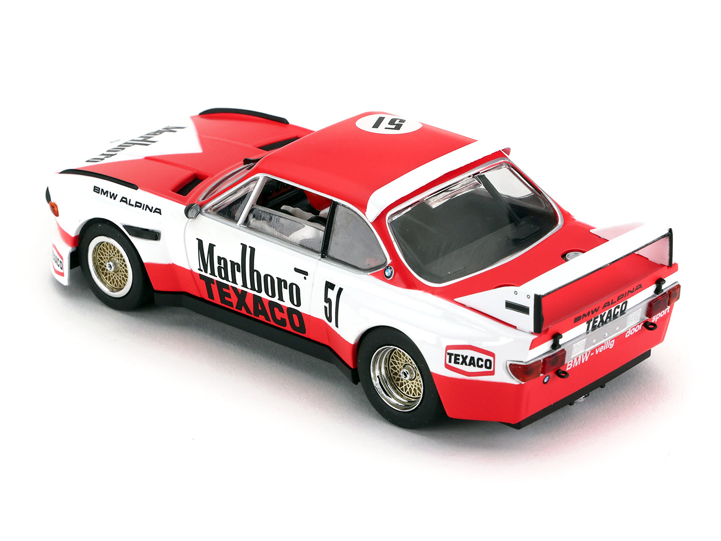 Fly BMW 3.0 CSL Zandvoort 1974 Vermeulen Marlboro 1/32 Slot Car V2002