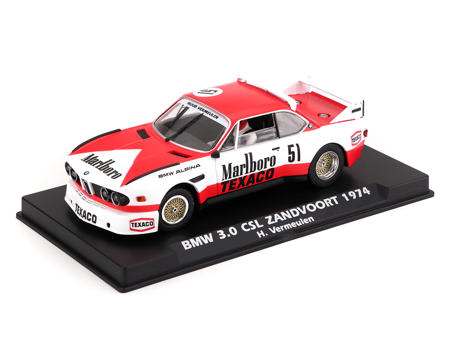 Fly BMW 3.0 CSL Zandvoort 1974 Vermeulen Marlboro 1/32 Slot Car V2002