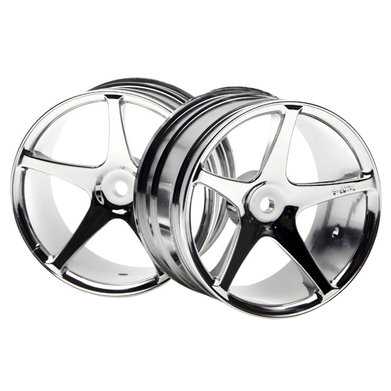 HPI 3032, 2.2" Super Star Chrome Wheels 57x35mm (2)