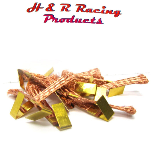 H&R Racing HR302 6 Pair Commercial Copper Braids 1/24 Slot Car