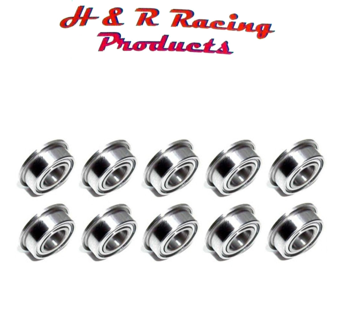 H&R Racing HR603 1/8" Ball Bearings 1/4" O.D. x 5 Pairs 1/24 Slot Car