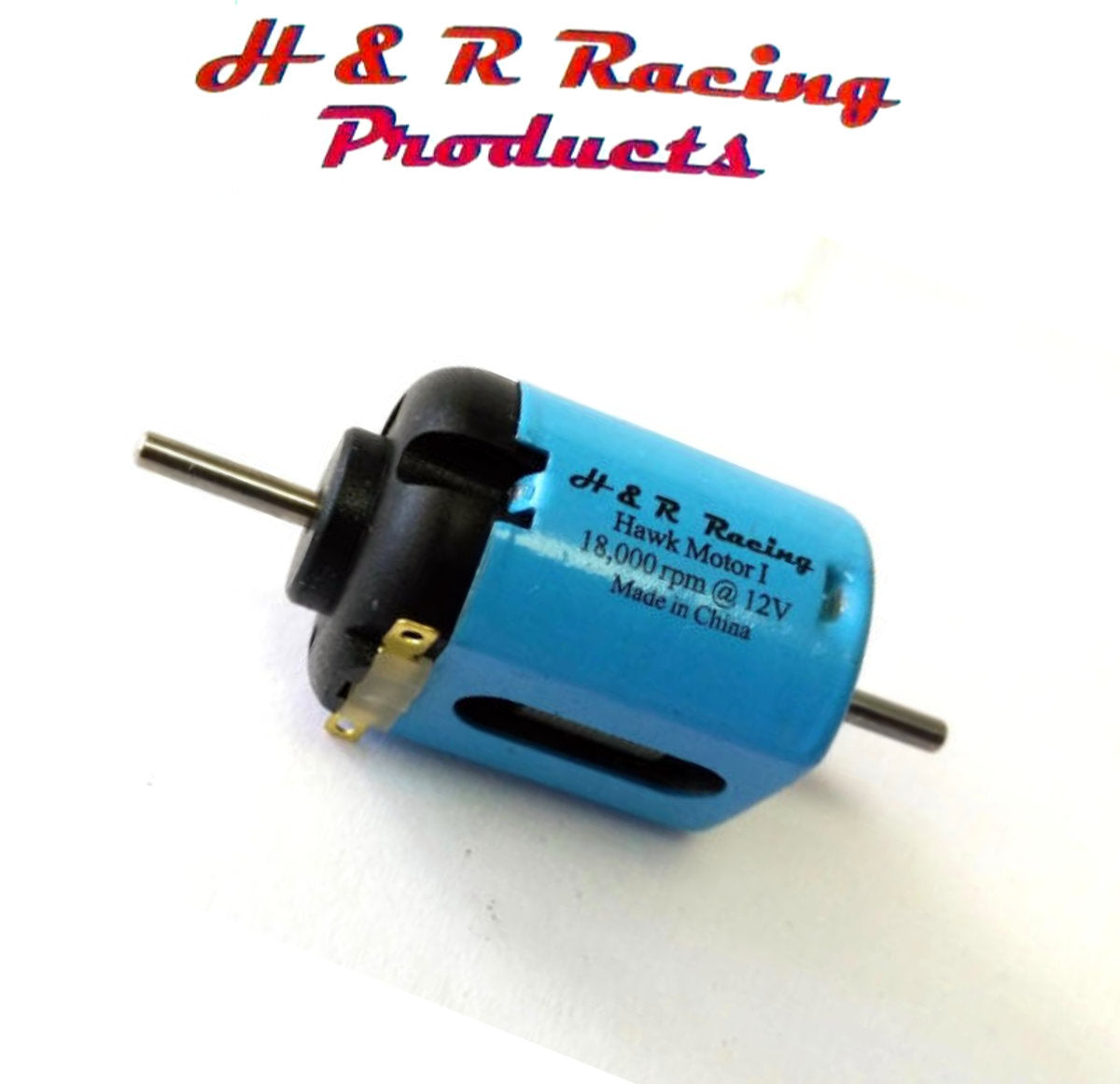 H&R Racing HRMH1 Hawk Motor 18,000 RPM 18K 2mm Double Shaft 1/24 Slot Car