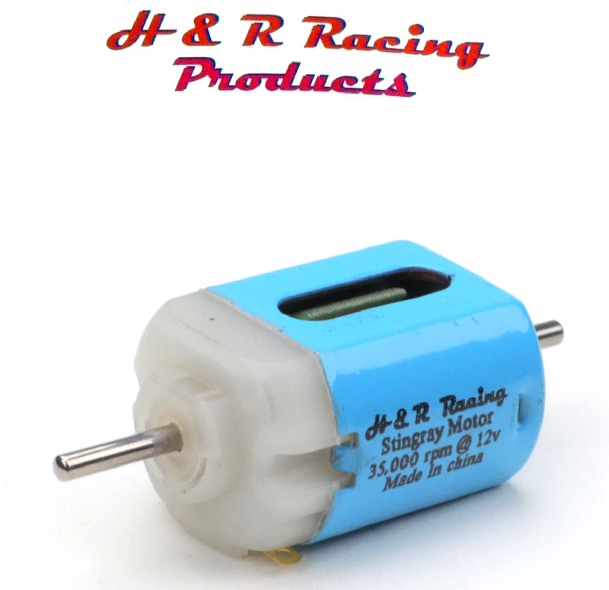 H&R Racing HRMS1 Stingray Motor 35,000 RPM 35K 2MM Double Shaft 1/24 Slot Car