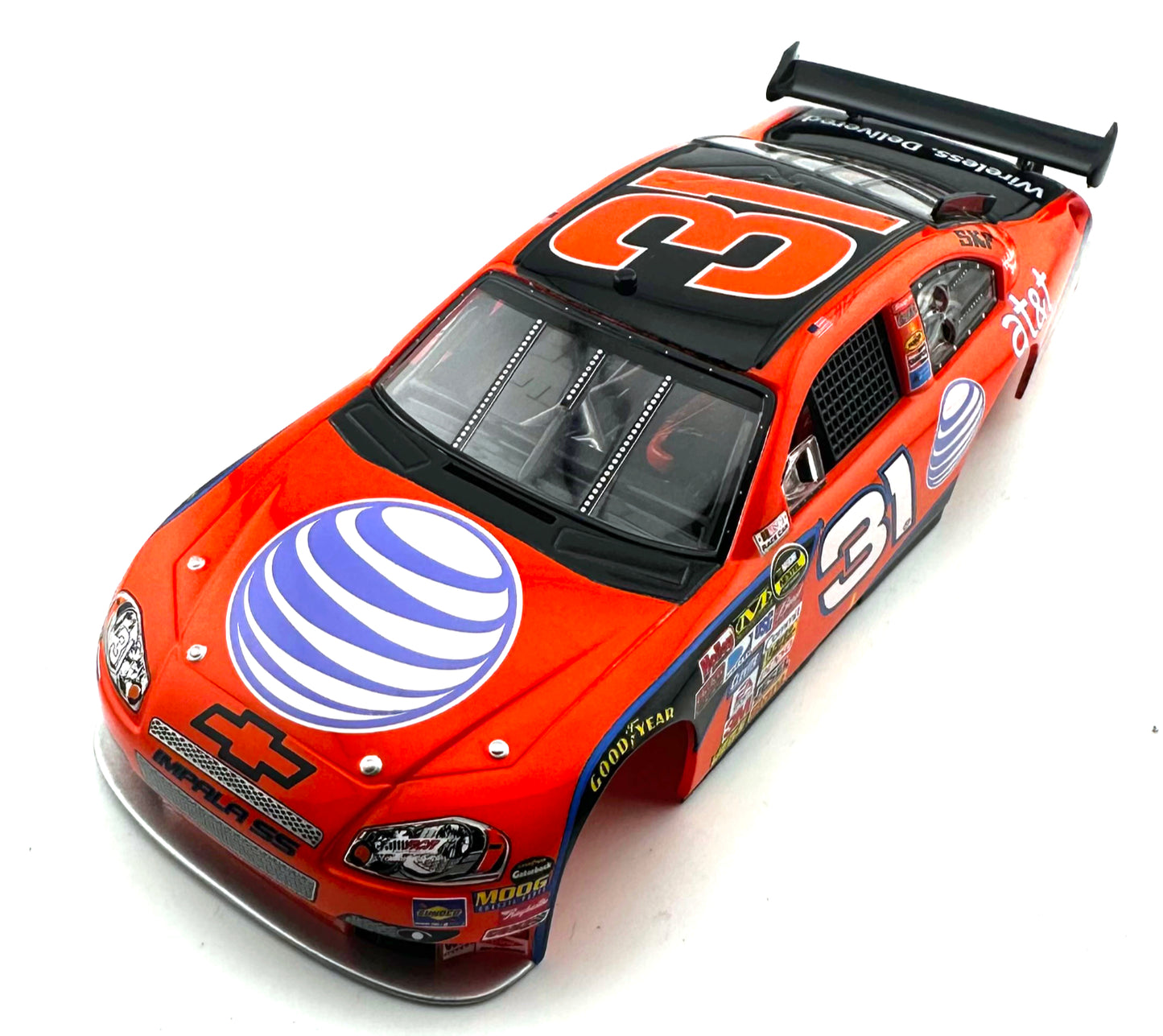 Carrera Chevy Impala Jeff Burton AT&T #31 Nascar Body ONLY 1/32 Slot Car