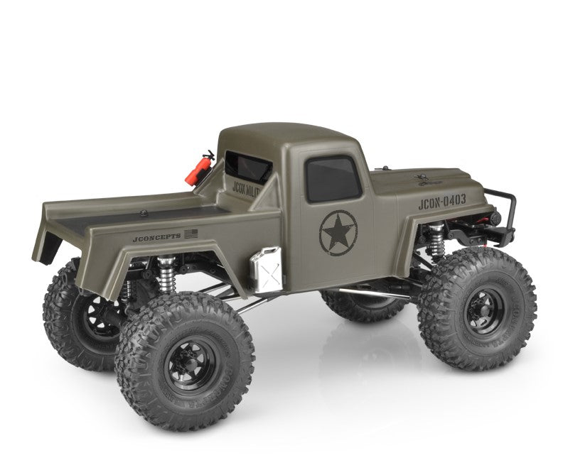 Jconcepts 0403 Creep Clear Body for 12.3" Wheelbase Rock Crawlers