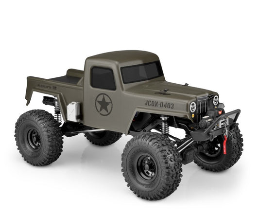 Jconcepts 0403 Creep Clear Body for 12.3" Wheelbase Rock Crawlers