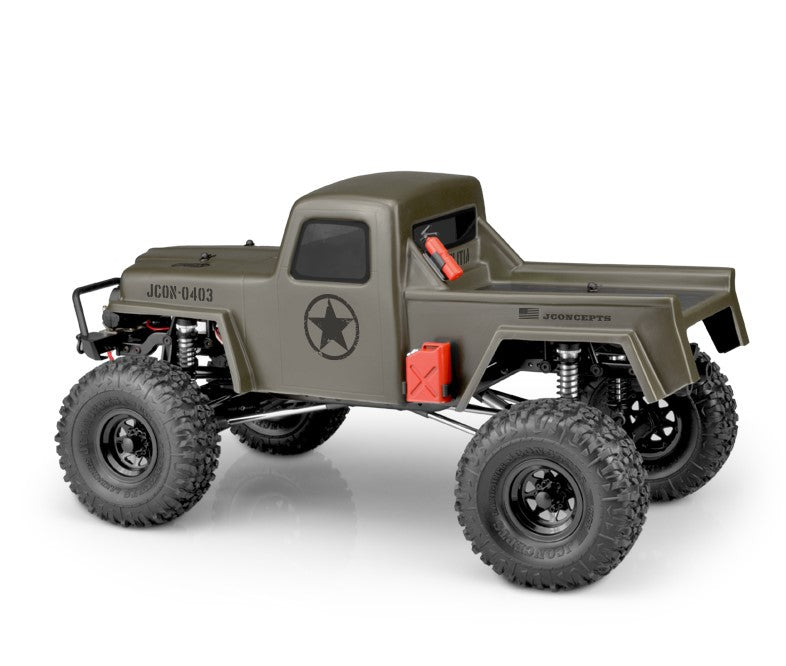 Jconcepts 0403 Creep Clear Body for 12.3" Wheelbase Rock Crawlers