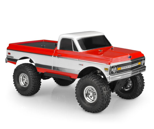 Jconcepts 0416 1970 Chevy C10 Clear Body 12.3" Wheelbase Rock Crawler