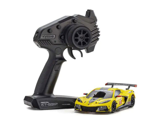 Kyosho MINI-Z RWD Series Ready Set Chevrolet Corvette C8.R Yellow