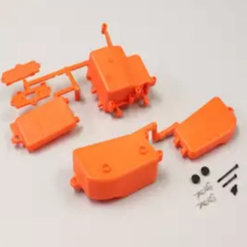 Kyosho IFF001KO Battery&Reciever Box Set (F-Orange/MP9)