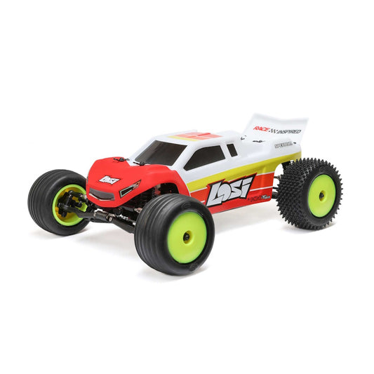 Losi LOS-1056T1 Mini-T 2.0 V2 1/18 RTR 2WD Brushless Stadium Truck - Red