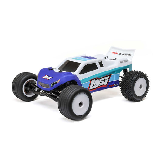 Losi LOS-1056T2 Mini-T 2.0 V2 1/18 RTR 2WD Brushless Stadium Truck - Blue