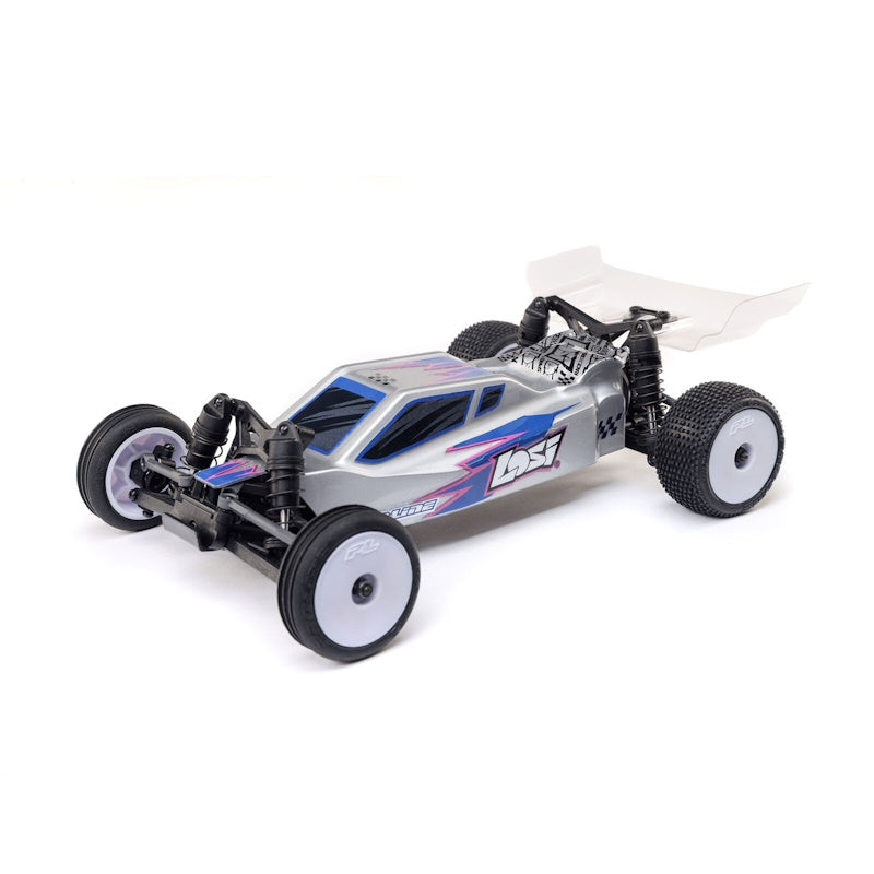 Losi LOS00007T2 - 1/24 Micro-B 2WD Buggy RTR, Silver