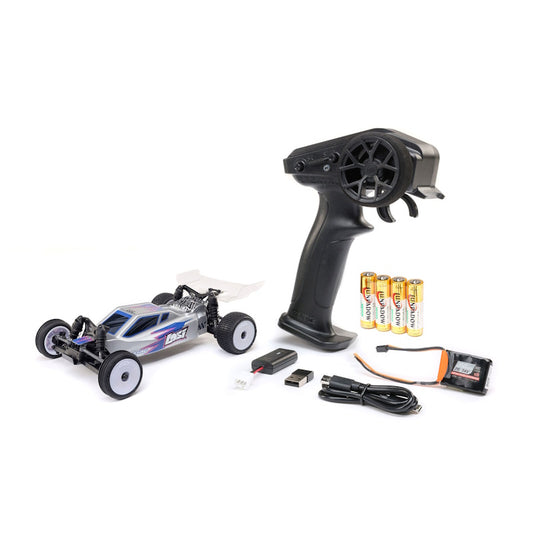 Losi LOS00007T2 - 1/24 Micro-B 2WD Buggy RTR, Silver