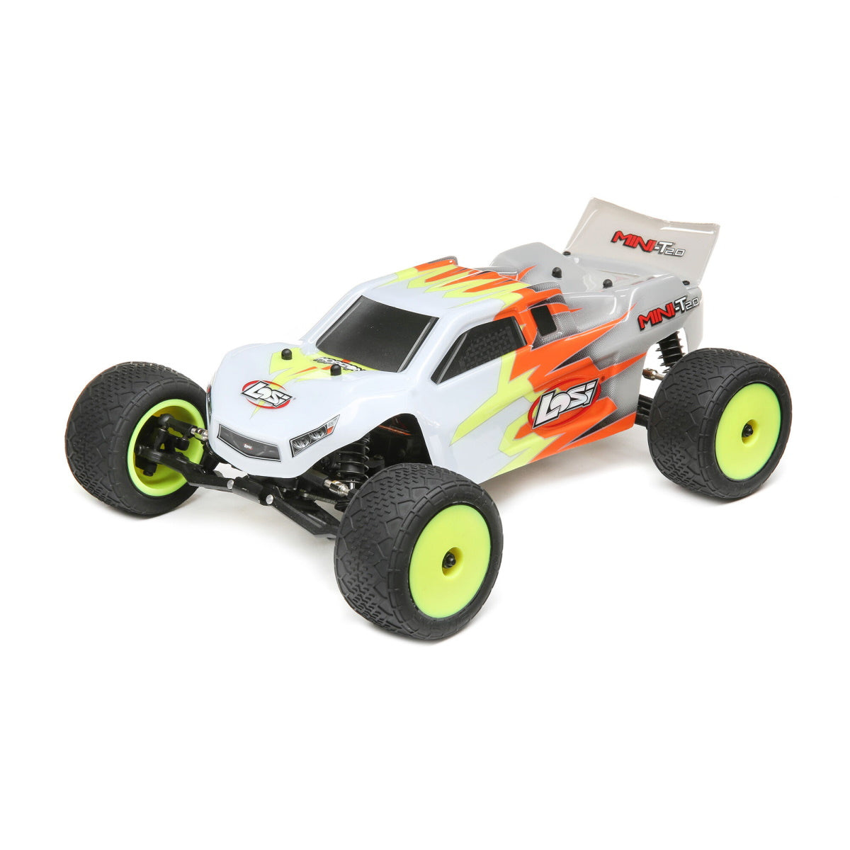 Losi LOS01015T3 Mini-T 2.0 1/18 2wd Stadium Truck RTR Grey/White