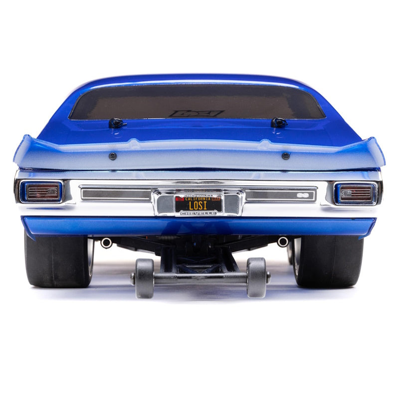 Team Losi LOS01023T1 1/16 1970 Chevelle 2WD RTR Mini No Prep Drag Car - Blue