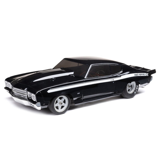 Team Losi LOS01023T2 1/16 1970 Chevelle 2WD RTR Mini No Prep Drag Car - Black