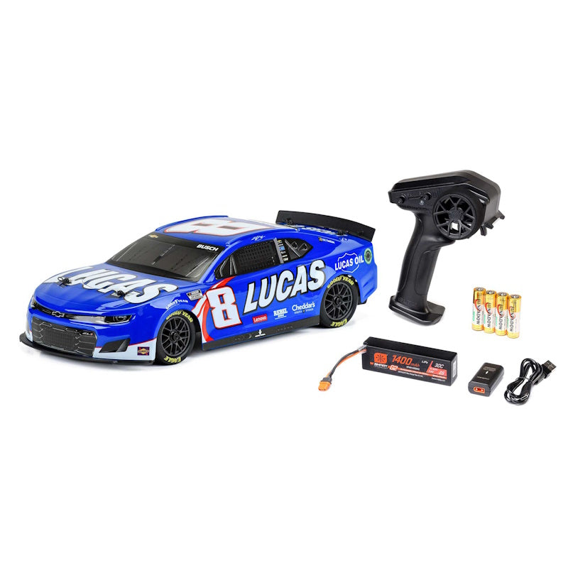 Losi 1/12 NASCAR AWD RC Kyle Busch No. 8 Lucas Oil 2024 Chevrolet ZL1 Camaro