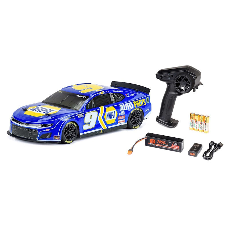 Losi 1/12 NASCAR AWD RTR Race Car w/Chase Elliott #9 NAPA 2024 Chevy Camaro