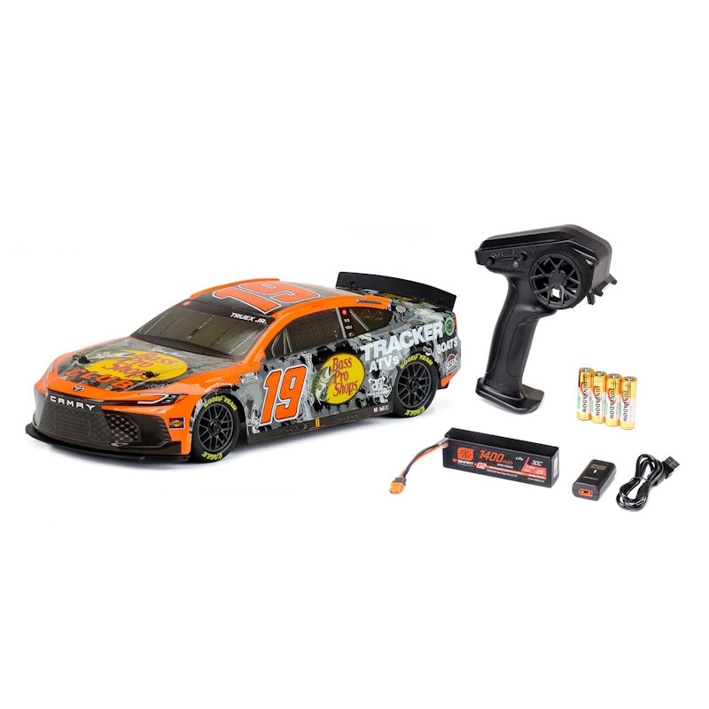 Losi 1/12 NASCAR AWD RC Racecar, Martin Truex Jr. #19 Bass Pro 2024 Toyota Camry