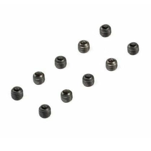 Losi Racing LOS235026 Set Screws M3 x 4mm Cup Point (10) Tenacity - PowerHobby