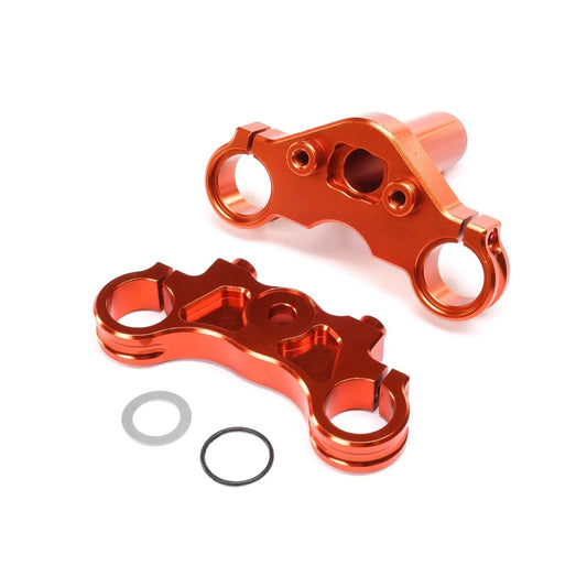 Losi LOS364004 Aluminum Triple Clamp Set Orange PM-MX - PowerHobby