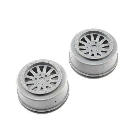 Losi LOS43022 Wheels, Grey (2), Tenacity DB/SCT - PowerHobby