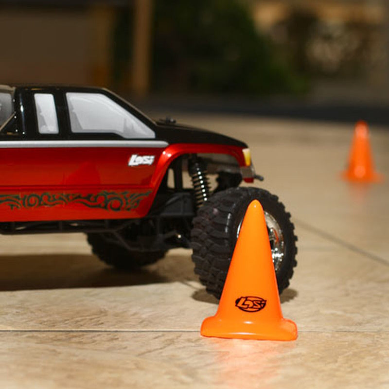 Losi LOSB1107 Course/Track Durable Cones Orange 2.75" (6) for Mini/Micor RC