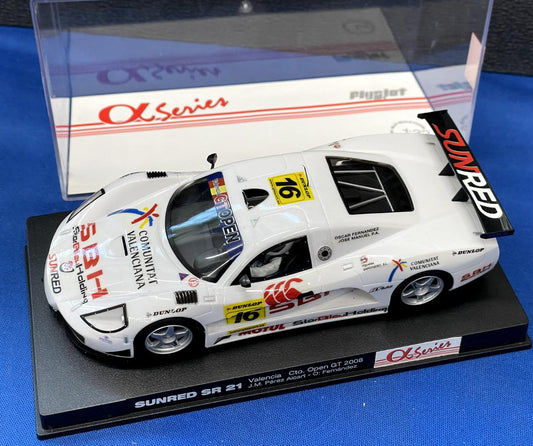 Fly M01102 Sunred SR21 GT Open Valencia 2008 1/32 Slot Car