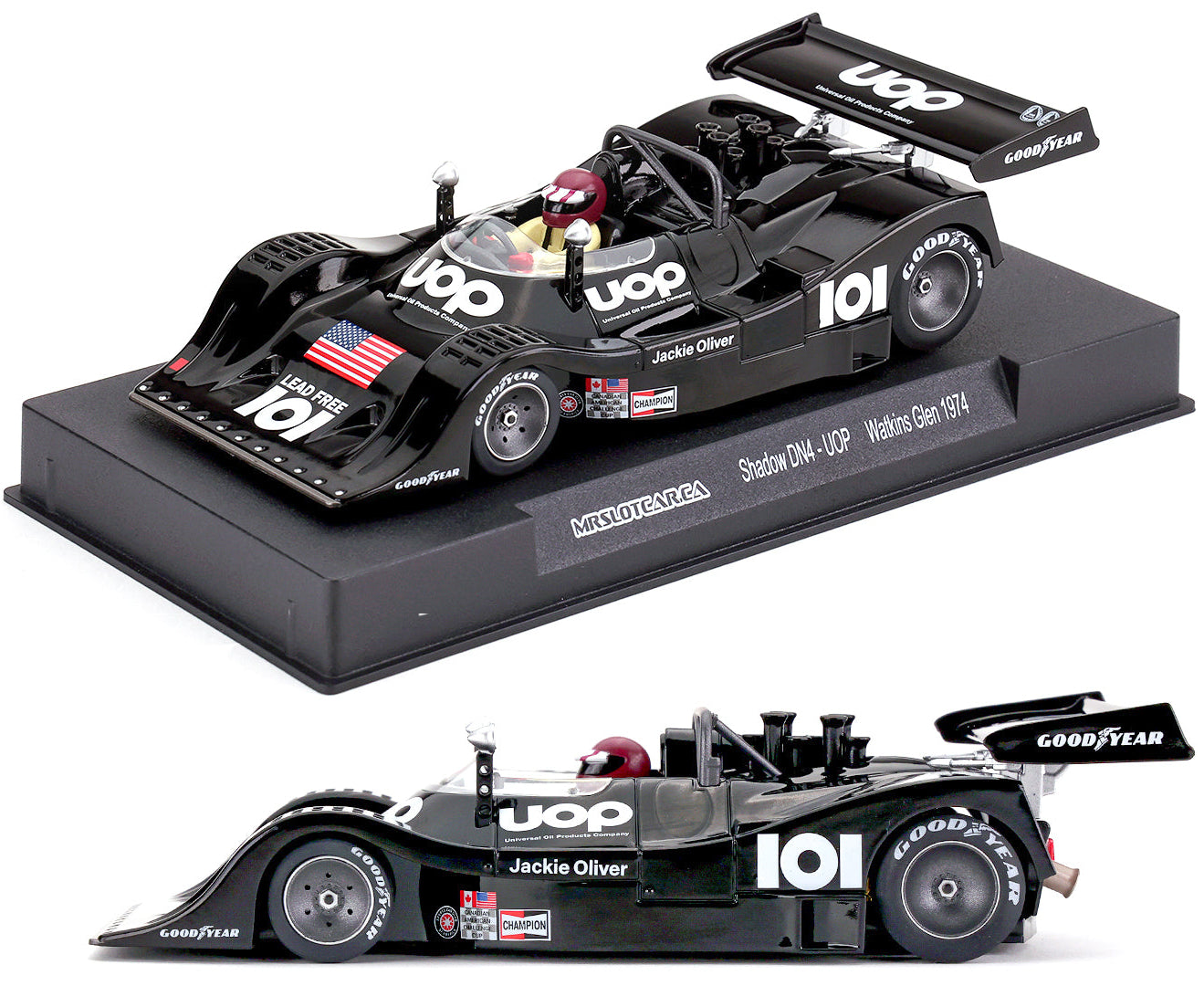 MRSLOTCAR Shadow DN4 101 UOP Can-Am 1974 Jackie Oliver MR 1/32 Slot Car MR1033