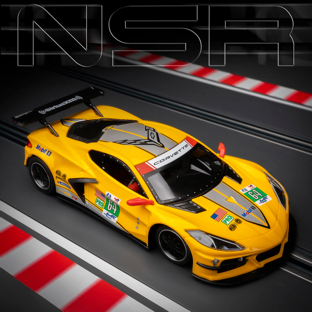 NSR Chevy Corvette C8R #64 Le Mans 24h 2022 Anglewinder 1/32 Slot Car NSR0415AW