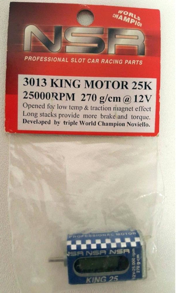 NSR 3013 King 25 Long Can 25,000 RPM Motor 1/32 Slot Car 25K for Slot.it