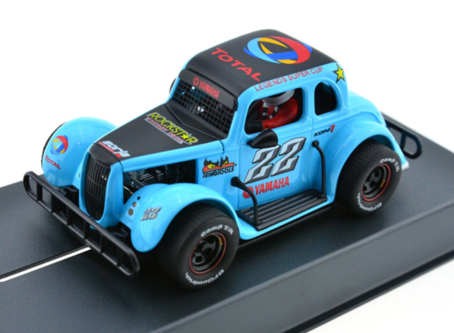 Pioneer P063 Legends Racer '34 Ford Coupe Blue 1/32 Slot Car for Scalextric DPR