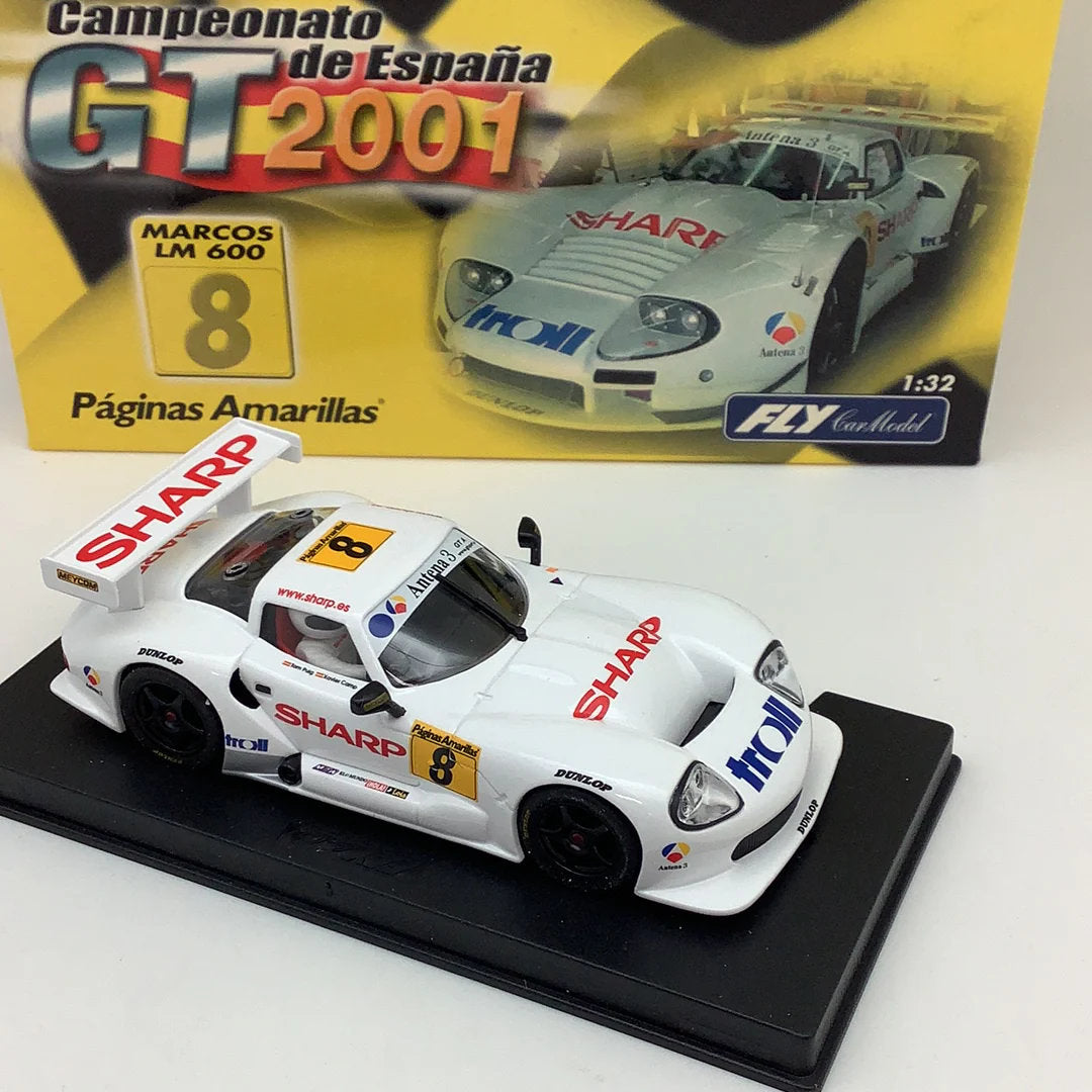 FLY PA1 Marcos LM 600 #8 Limited Edition 1/32 Slot Car for Revoslot