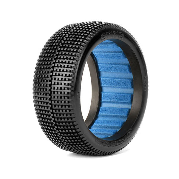 Powerhobby Sting 1/8 Buggy Tires Ultra Soft with Inserts (Blue Grey) (2) - PowerHobby