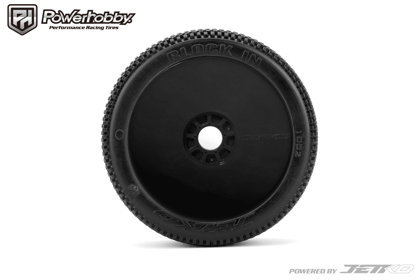 Powerhobby Block In 1/8 Buggy Mounted Tires White (2) Super Soft - PowerHobby