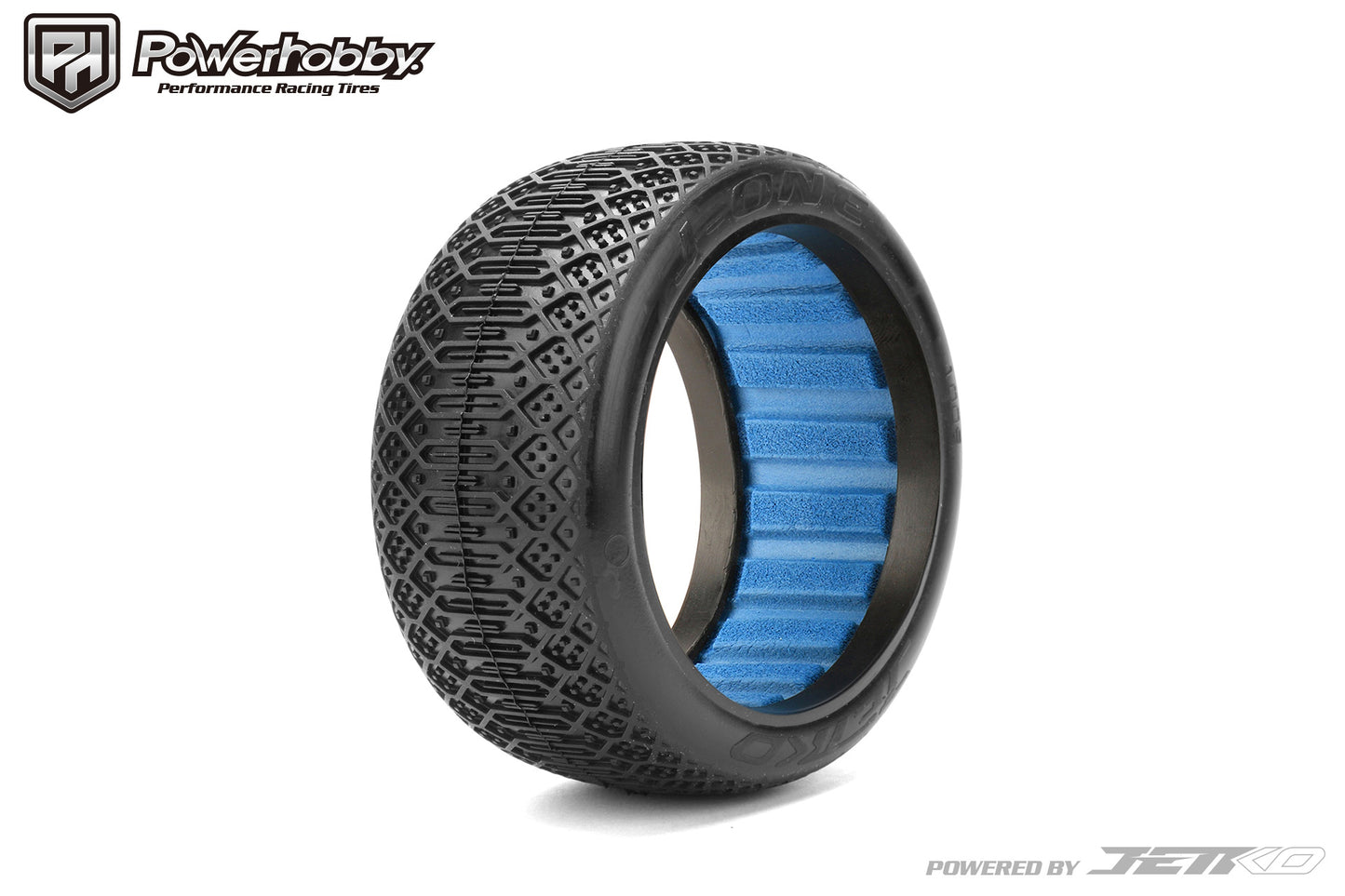 Powerhobby J-ONE 1/8 Buggy Tires w Foam Inserts Medium Soft