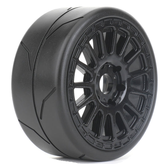 Powerhobby 1/8 GT QUICKER Belted Mounted Tires 17mm Medium