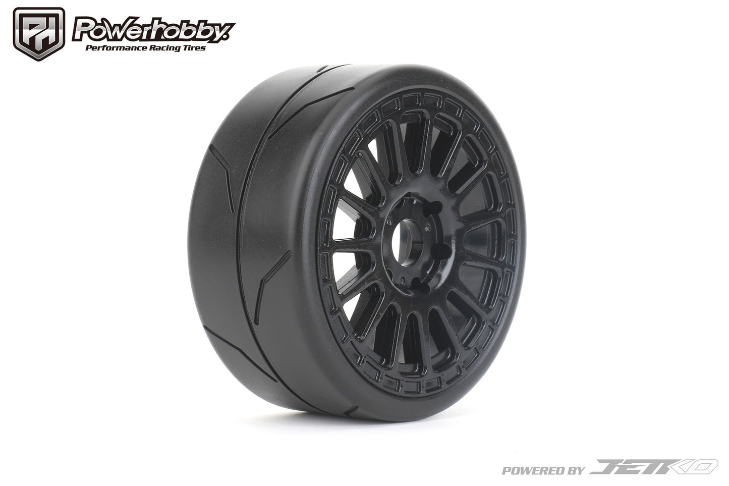 Powerhobby 1/8 GT QUICKER Belted Mounted Tires 17mm Ultra Soft