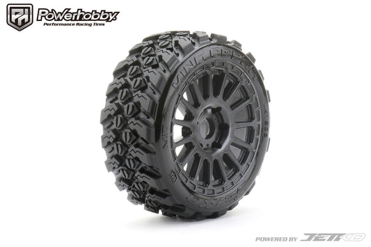 Powerhobby 1/8 Buggy King Cobra Tires Mounted 17MM Radial Wheels - PowerHobby