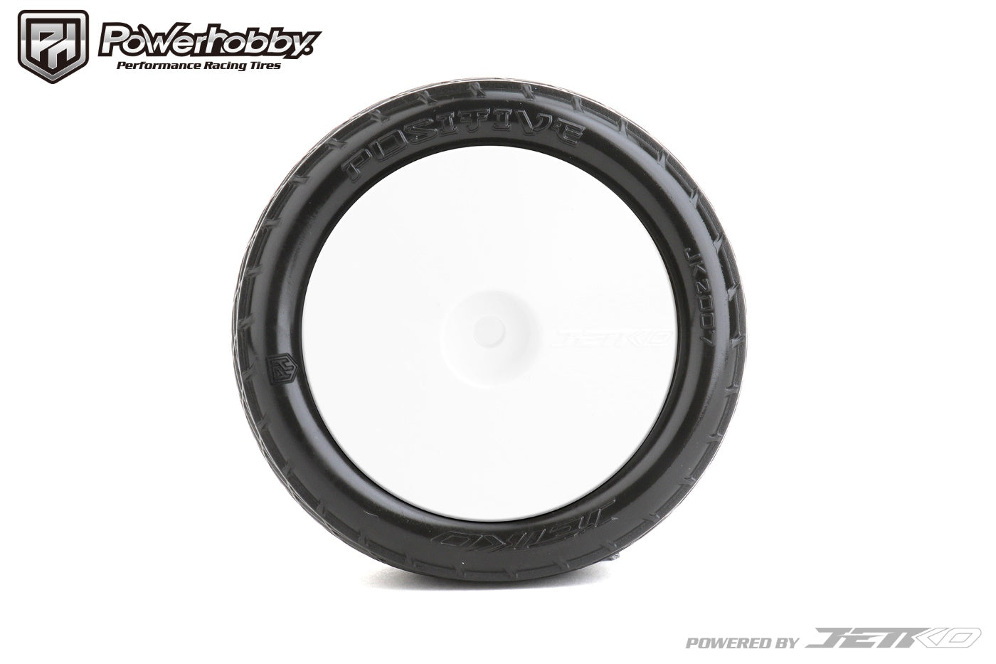 Powerhobby Positive Mounted Tires Rear 1/10 Buggy (2) White Super Soft - PowerHobby