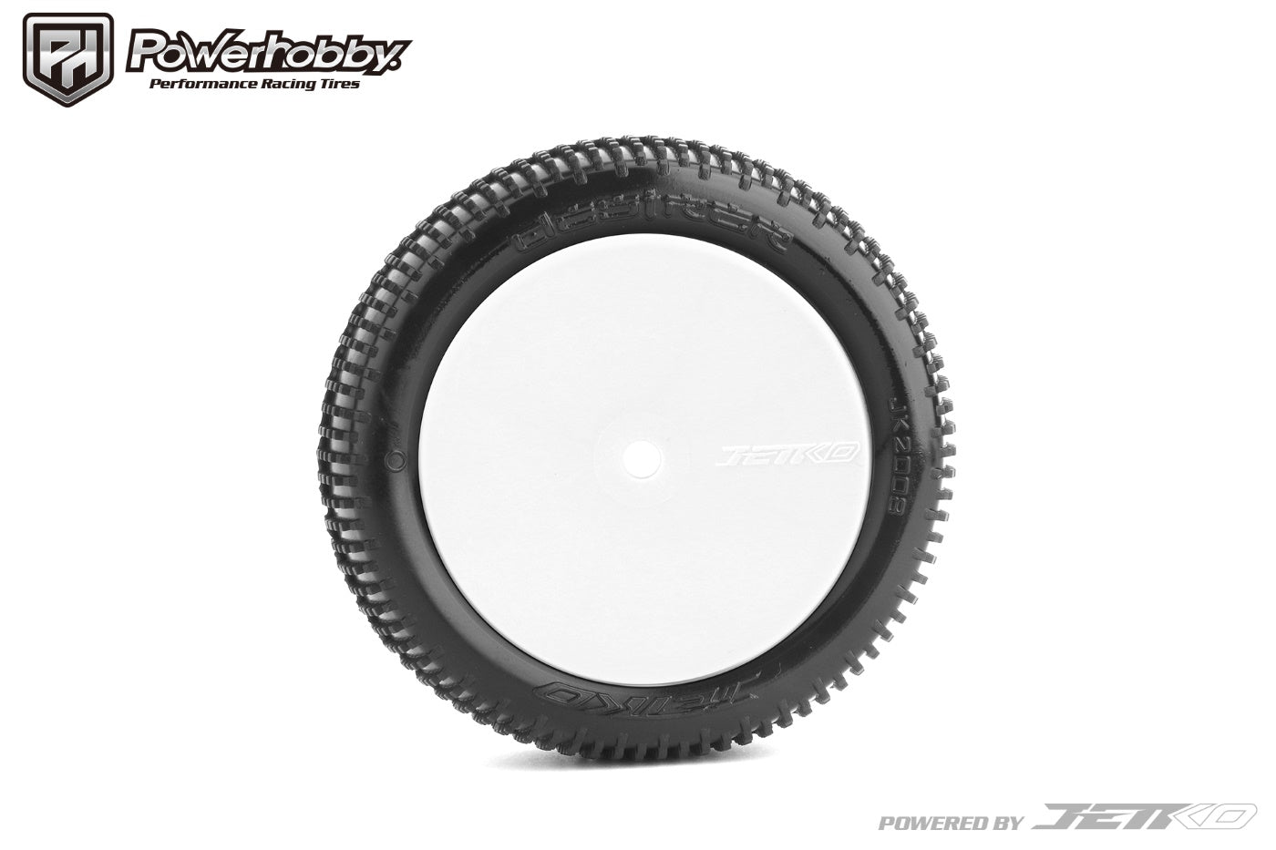 Powerhobby Desirer 1/10 2WD Front Buggy Clay Mounted Tires Medium Soft White - PowerHobby