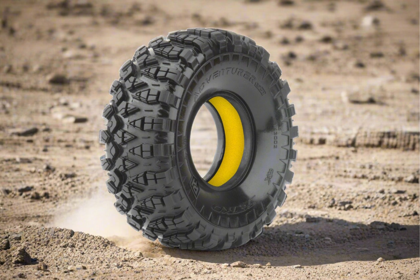 Powerhobby 1/10 1.9" Crawler Adventurer Tires Ultra Soft Yellow (2) - PowerHobby