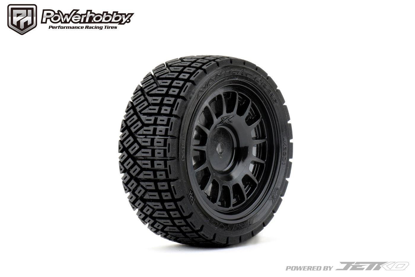 Powerhobby 1/10 Rally Car Avantgarde Mounted Tires Claw Wheels (4) - PowerHobby