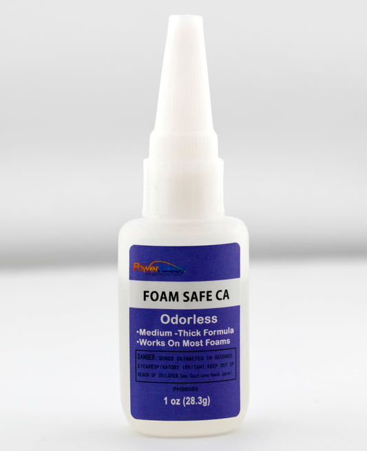 Powerhobby Foam Safe CA Odorless 1oz