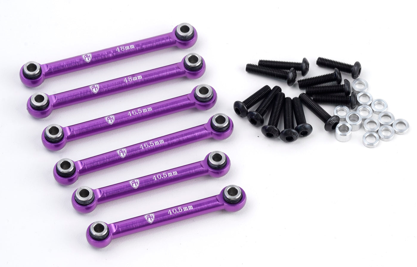 Powerhobby Aluminum Tie Rod Set Hpi RS4 Sport 3 Purple - PowerHobby